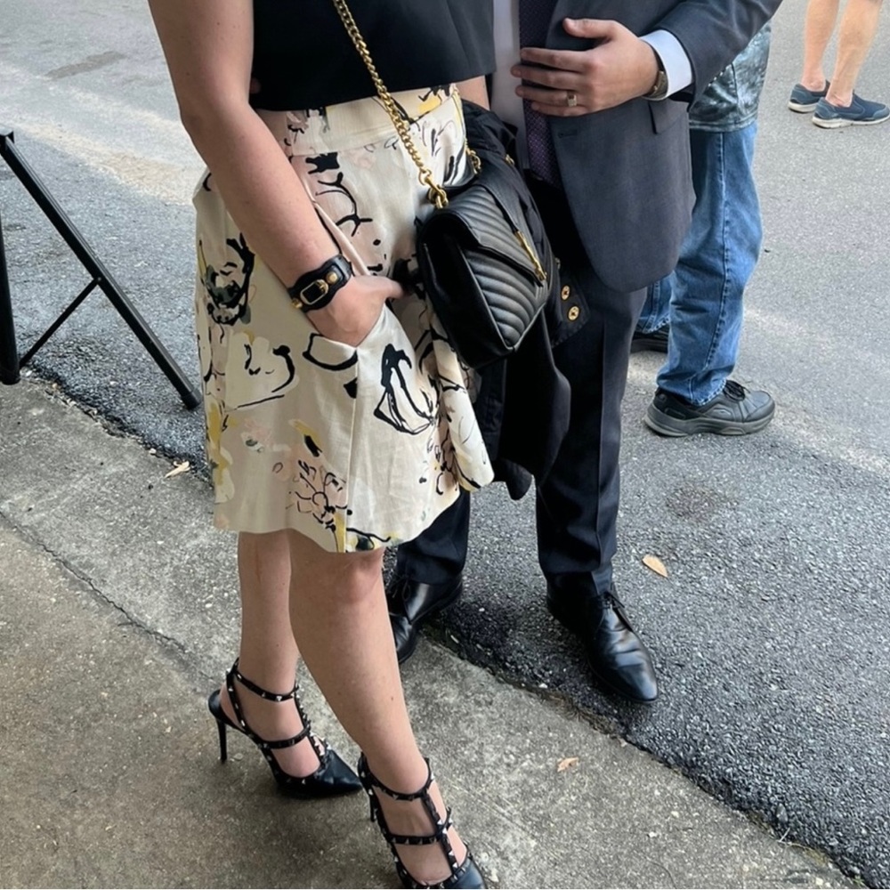 YSL leather purse